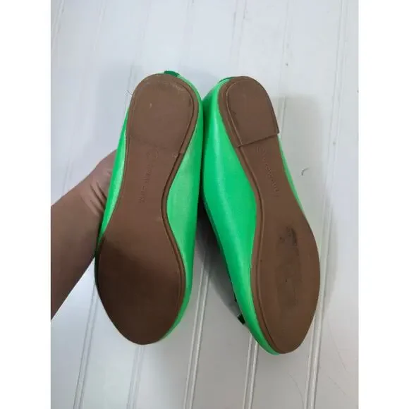Crewcuts Lime Green Ballet Flats Big Kids 2 - Picture 6 of 8